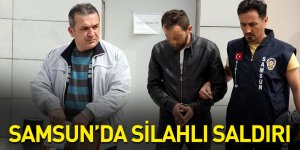Samsun'da bir eve silahlı saldırı düzenleyen zanlı yakalandı