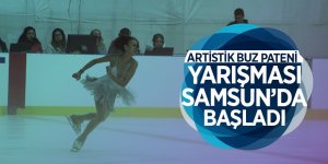 Artistik Buz Pateni Yarışması Samsun'da başladı
