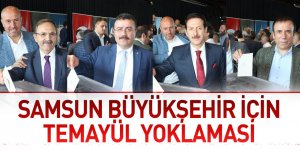 Samsun Büyükşehir Belediye Başkanlığı için temayül yoklaması