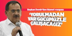 Demir Kavak’ta muhtarlarla buluştu