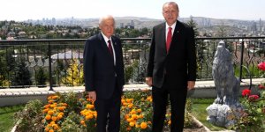 Cumhurbaşkanı Erdoğan, Devlet Bahçeli'yi evinde ziyaret etti