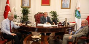 Rektör Mahmut Aydın'dan Başkan Demirtaş'a ziyaret