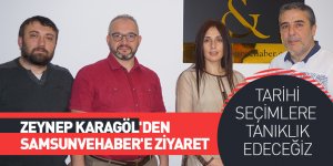 Zeynep Karagöl'den samsunvehaber'e ziyaret