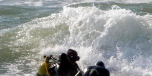 Balık avında denize düşerek kaybolan genci arama çalışmaları sürüyor