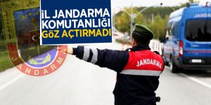 İl Jandarma Komutanlığı göz açtırmadı