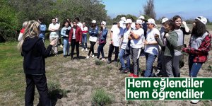 Hem eğlendiler hem öğrendiler