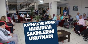 Kaymak ve Demir huzurevi sakinlerini unutmadı 
