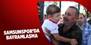 Samsunspor’da bayramlaşma töreni gerçekleştirildi