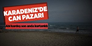 Ağabey-kardeş boğulmaktan son anda kurtarıldı