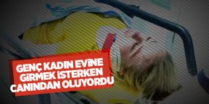 Evine girmek için balkona tırmanırken düşen kadın ölümden döndü 