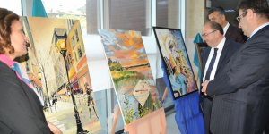 Öğretmenlerden resim sergisi