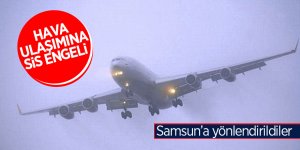 Hava ulaşımına sis engeli 