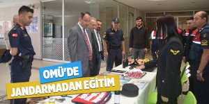 OMÜ'de jandarmadan eğitim