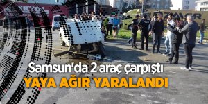 Samsun'da feci kaza