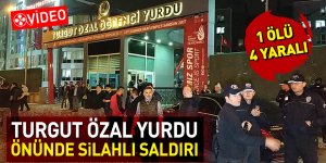 Samsun'da Turgut Özal Yurdu önünde silahlı saldırı 1 ölü 4 yaralı