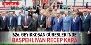 626. Geyikkoşan Güreşleri'nde Başpehlivan Recep Kara