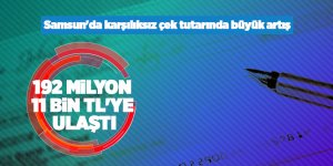 Samsun'da karşılıksız çek tutarında büyük artış