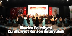 İlkadım'da Türk bayrakları dalgalandı