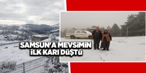 Samsun'un bazı ilçeleri beyaza büründü