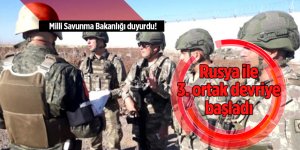 Rusya ile 3. ortak devriye başladı