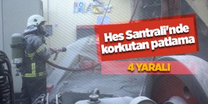 Hes Santrali'nde korkutan patlama