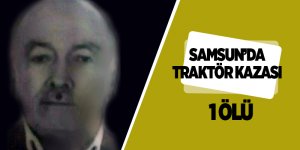 Traktör uçuruma yuvarlandı