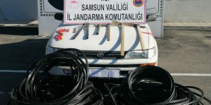 Samsun'da kablo hırsızı çetesine operasyon: 3 gözaltı