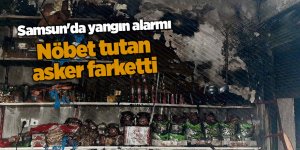 Samsun'da yangın alarmı