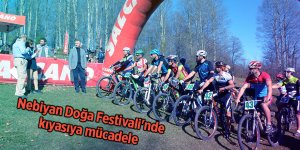 Dağ bisikleti yarışları nefes kesti