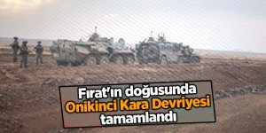 Fırat'ın doğusunda Onikinci Kara Devriyesi tamamlandı