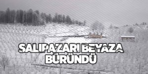Samsun'da yüksek kesimlerde kar yağışı başladı