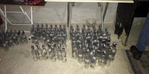 Samsun'da sahte içki imalathanesi ele geçirildi