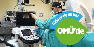 Türkiye'de ilk kez OMÜ'de