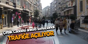 Çiftlik Caddesi anketi sonuçlandı