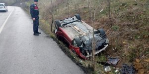 Samsun'da kaygan zemin kaza getirdi