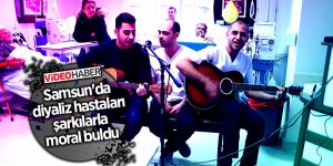 Samsun'da diyaliz hastaları şarkılarla moral buldu
