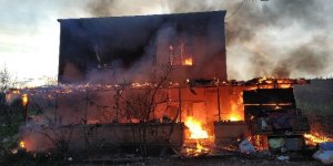 Samsun'da ev yangını