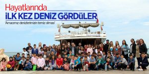 Hayatlarında ilk kez deniz gördüler