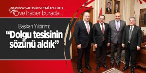 Başkan Yıldırım: Dolgu tesisinin sözünü aldık