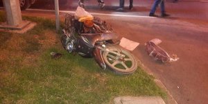 Samsun'da TIR, motosikleti biçti