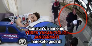 Samsun'da jandarmalar bir çocuğun hayatını kurtardı