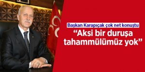 Başkan Karapıçak çok net konuştu