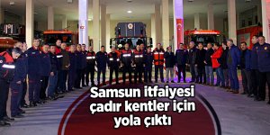 Elazığ'a Samsun'dan destek