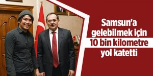 Japon turistten Başkan Demir'e 'kardeş şehir' teklifi