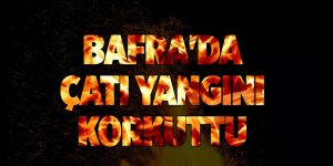 Bafra'da çatı yangını korkuttu