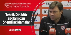 Teknik Direktör Sağlam'dan önemli açıklamalar