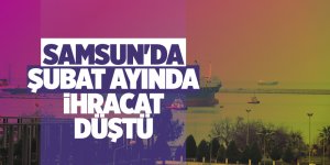 Samsun'da şubat ayı ihracat rakamları açıklandı