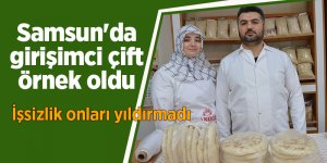 Samsun'da girişimci çift örnek oldu