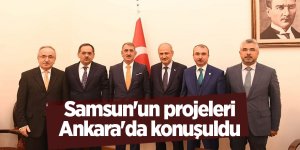 Bakan Turhan Samsun heyetini ağırladı