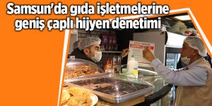 Samsun'da gıda işletmelerine geniş çaplı hijyen denetimi